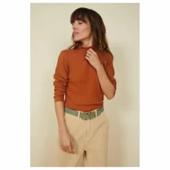 Online Sous Pull Femme Cotelé Coton Bio | Femme Tee-Shirts, Polos