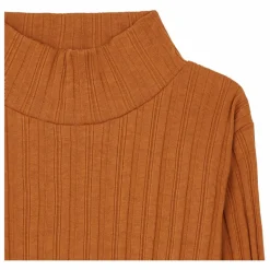 Best SMALLABLE BASICS Sous Pull Fille Côtelé Coton Bio | Noisette