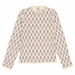 Online the new society Sous-Pull Betsy Lace Coton Responsable | Ecru