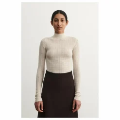 Femme FUB Tee-Shirts, Polos*Sous-pull Col Cheminé Pointelle Laine Mérinos - Collection Femme |