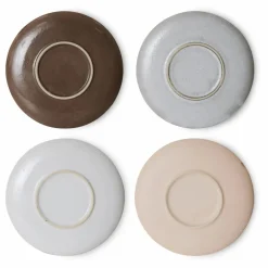 HKliving Sous-tasses 70's - Set de 4| Art De La Table