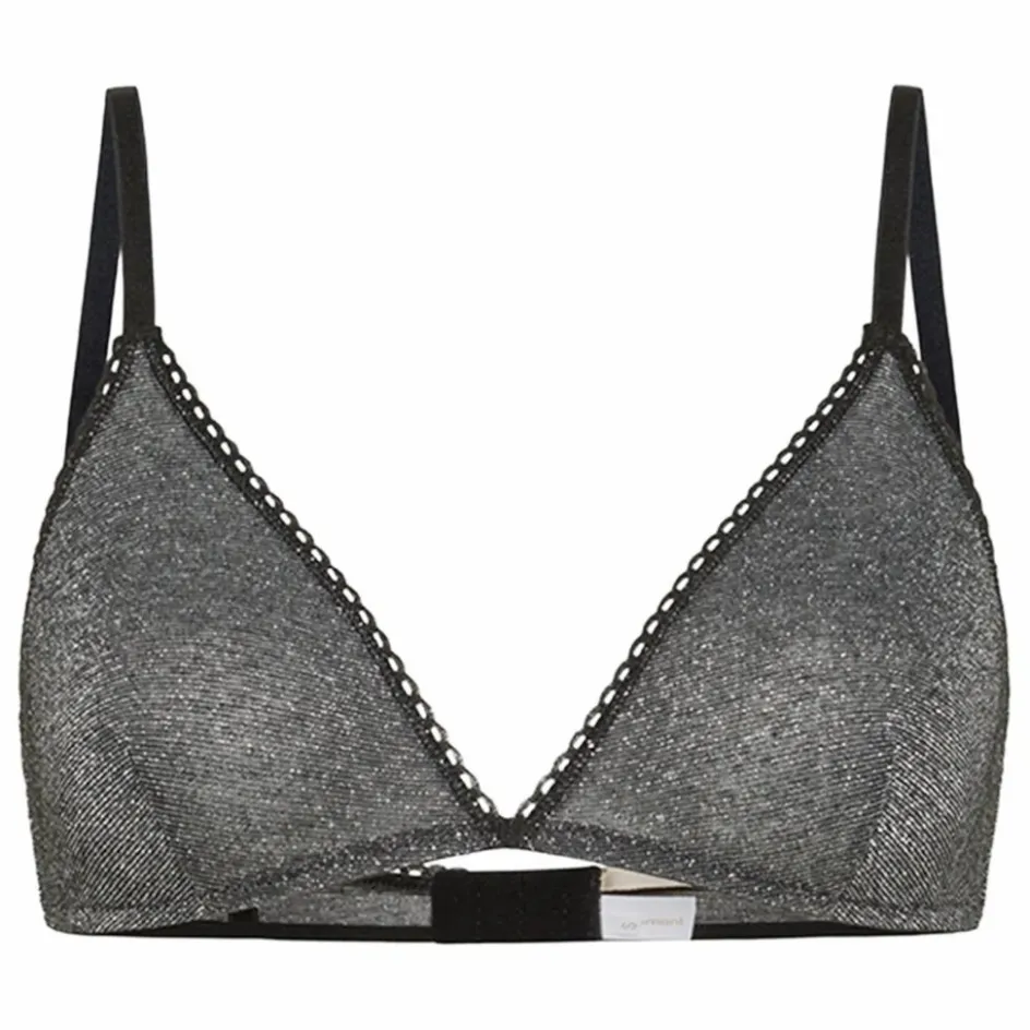 New Momoni Soutien-gorge Amethist Métallisé | Gris anthracite