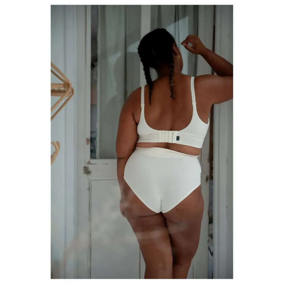Clearance Mama Hangs Soutien-gorge d'allaitement Mama Glow | Ecru