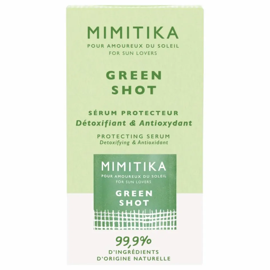 Mimitika Sérum détoxifiant & antioxydant Green Shot - 15 ml|Femme Soins Du Visage|Taille Voyage