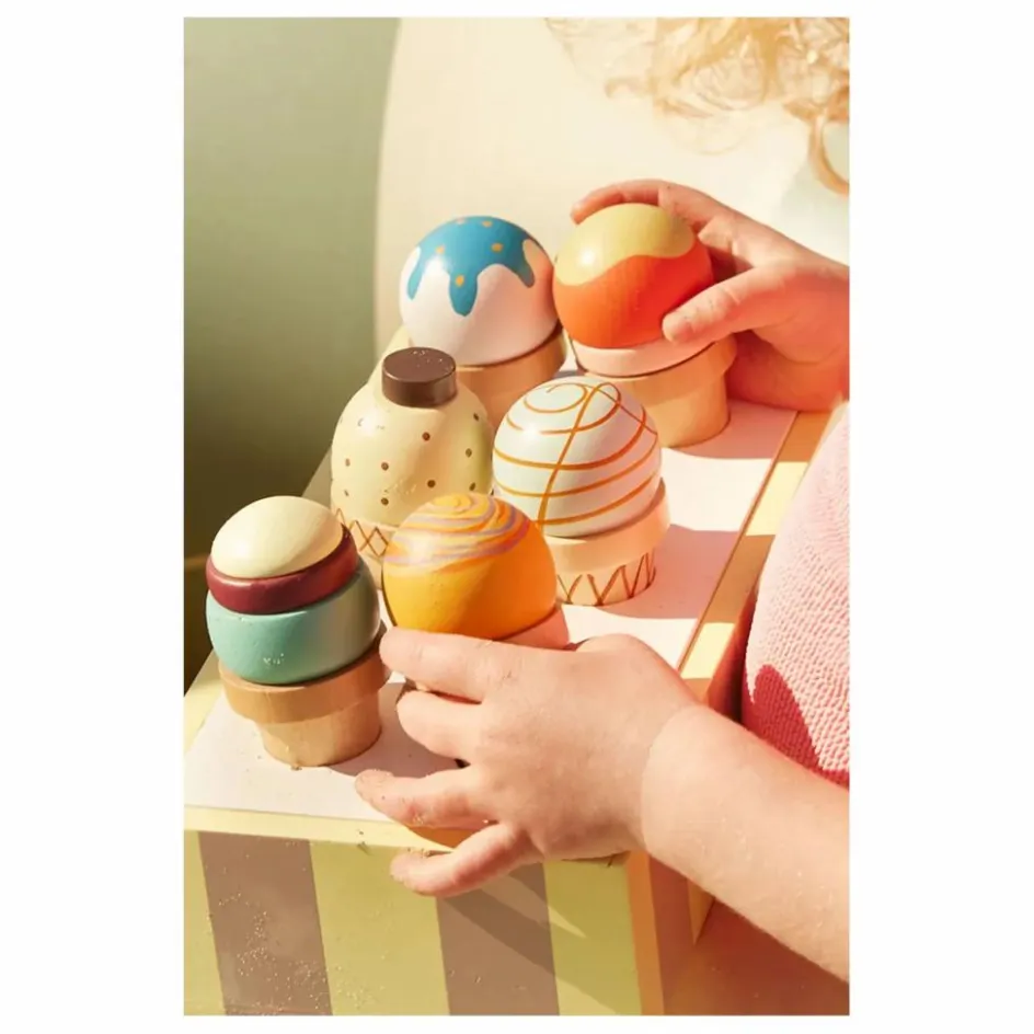 Clearance Stand de glaces en bois Cuisines, Marchandes