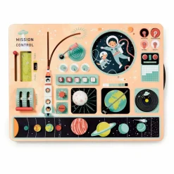 Best Tender Leaf Toys Station Spatiale en bois Multicolore