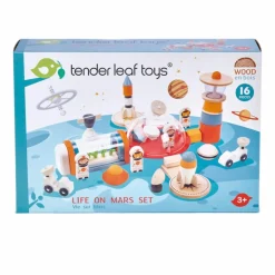 Tender Leaf Toys Station spatiale Vie sur Mars en bois| Garages, Circuits