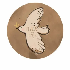 Studio Loco Sticker décoratif Peacebird|Enfant Décoration Murale|Déco Murale Enfant