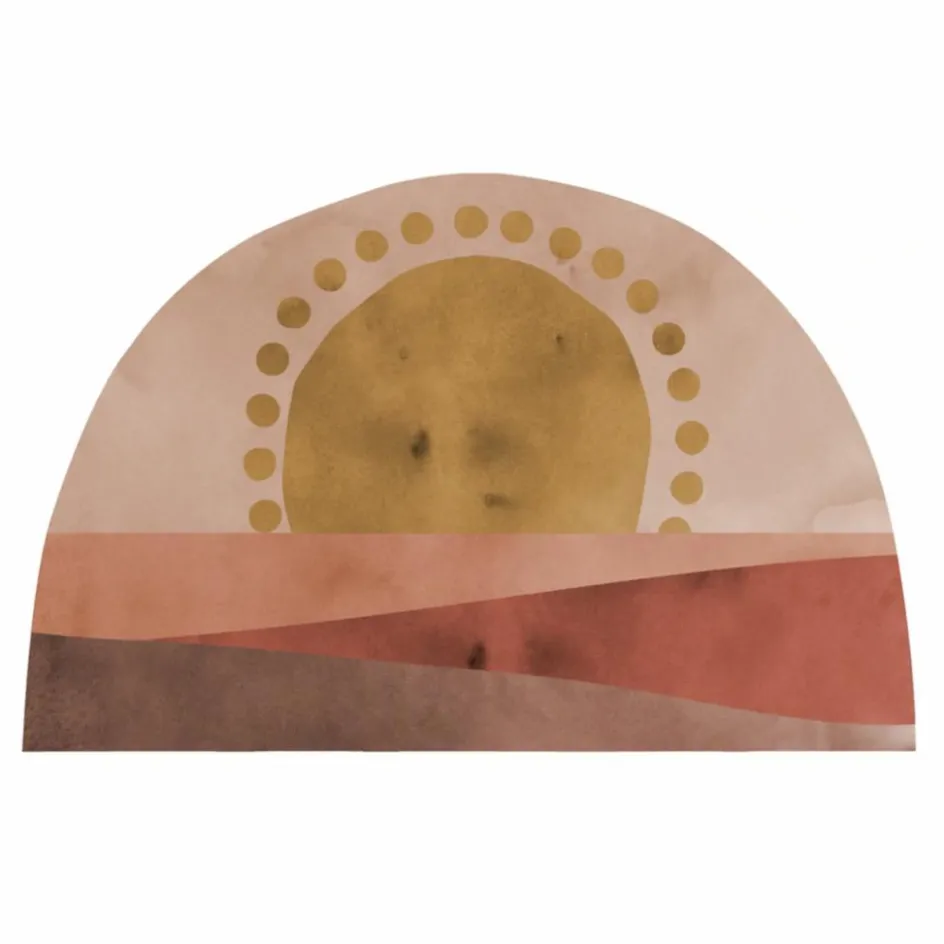 Discount Studio Loco Sticker décoratif Sunset Multicolore