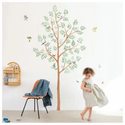 Enfant MIMI'lou Déco Murale Enfant*Sticker Géant Arbre de Printemps