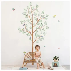 Enfant MIMI'lou Déco Murale Enfant*Sticker Géant Arbre de Printemps