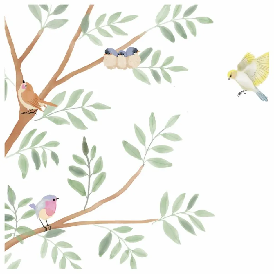 Enfant MIMI'lou Déco Murale Enfant*Sticker Géant Arbre de Printemps