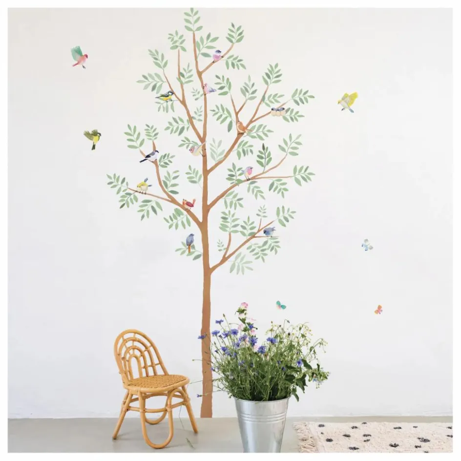 Enfant MIMI'lou Déco Murale Enfant*Sticker Géant Arbre de Printemps