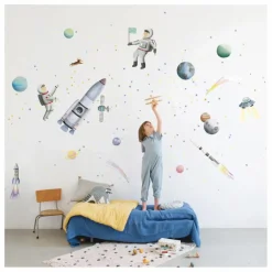 Enfant MIMI'lou Décoration Murale|Déco Murale Enfant*Sticker géant Espace