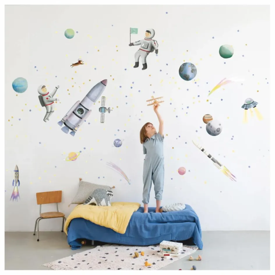 Enfant MIMI'lou Décoration Murale|Déco Murale Enfant*Sticker géant Espace