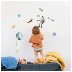 Clearance Sticker Planche Espace Enfant Décoration Murale|Déco Murale Enfant