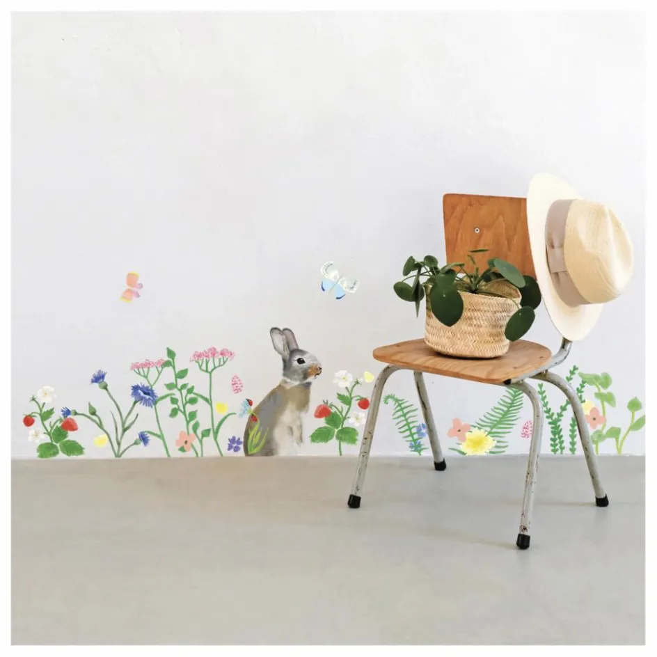 Discount MIMI'lou Stickers easy Lapin de printemps Multicolore
