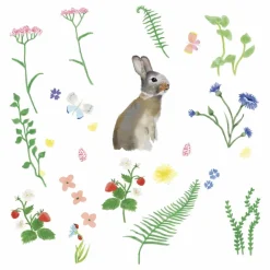 Discount MIMI'lou Stickers easy Lapin de printemps Multicolore