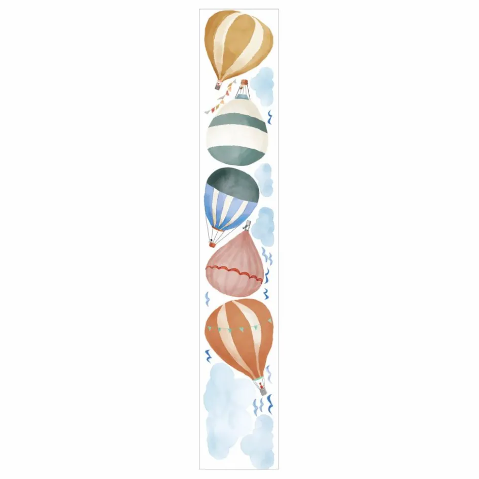 MIMI'lou Stickers easy Montgolfiere Aquarelle|Enfant Déco Murale Enfant