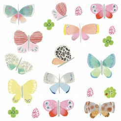 New MIMI'lou Stickers just a touch Papillons de printemps Multicolore