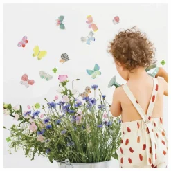 New MIMI'lou Stickers just a touch Papillons de printemps Multicolore