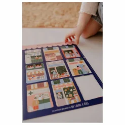 Ma Cabane à rêves Stickers magnétiques Mon Quartier| Jeux Éducatifs