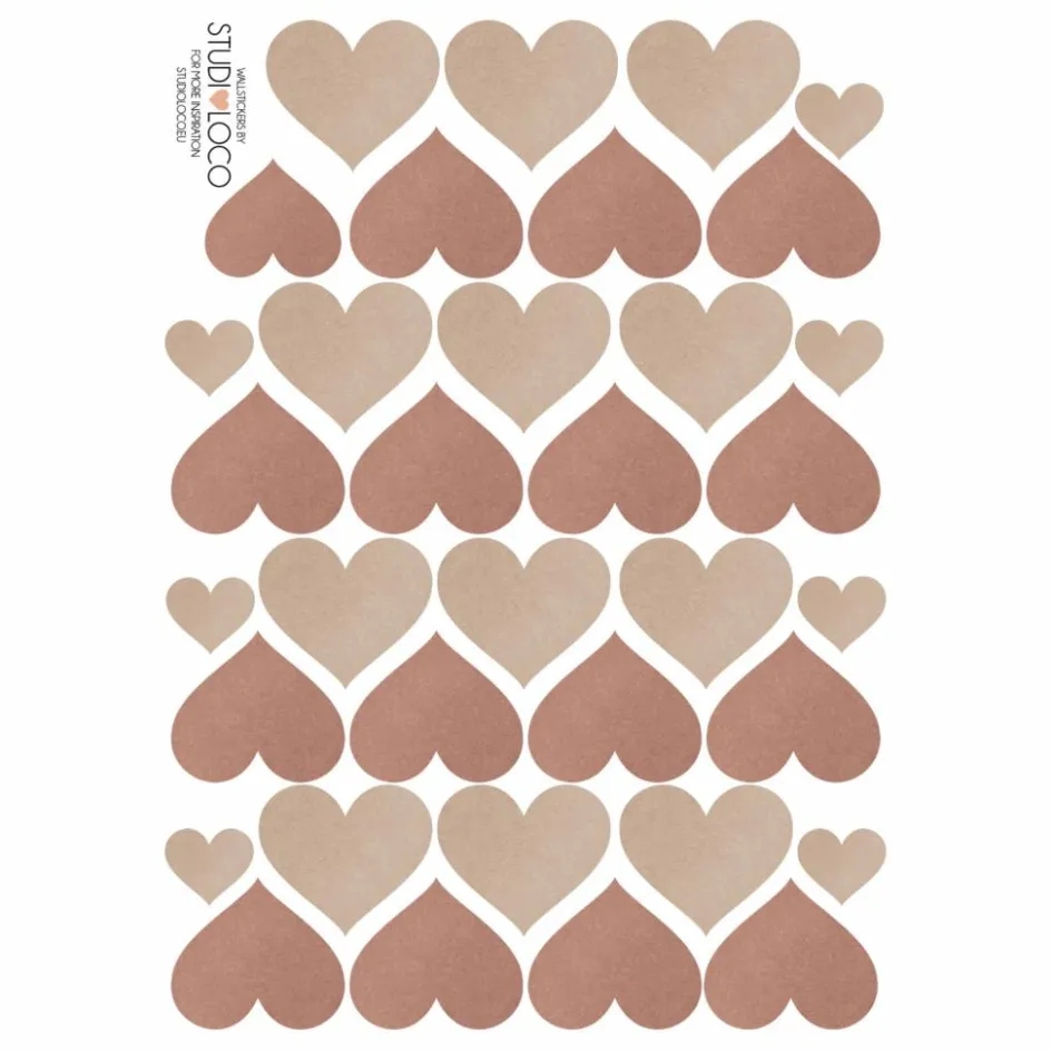 New Stickers muraux Cœurs Enfant Décoration Murale|Déco Murale Enfant