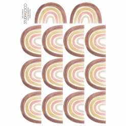 Discount Studio Loco Stickers muraux Rainbow Multicolore