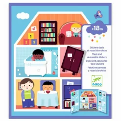 Djeco Loisirs Créatifs*Stickers épais et repositionnables La maison