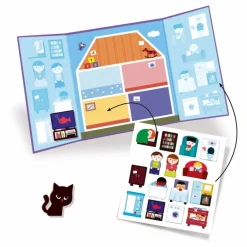 Djeco Loisirs Créatifs*Stickers épais et repositionnables La maison