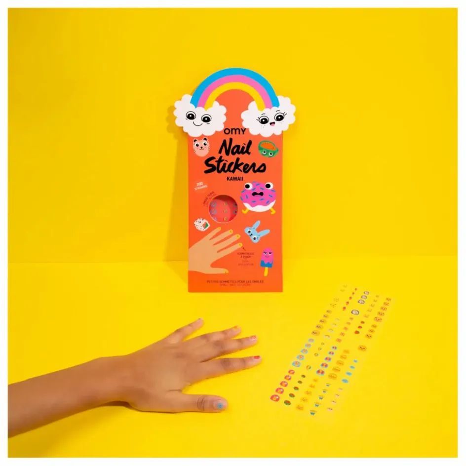 Discount Omy Stickers pour ongles - Kawaii Multicolore
