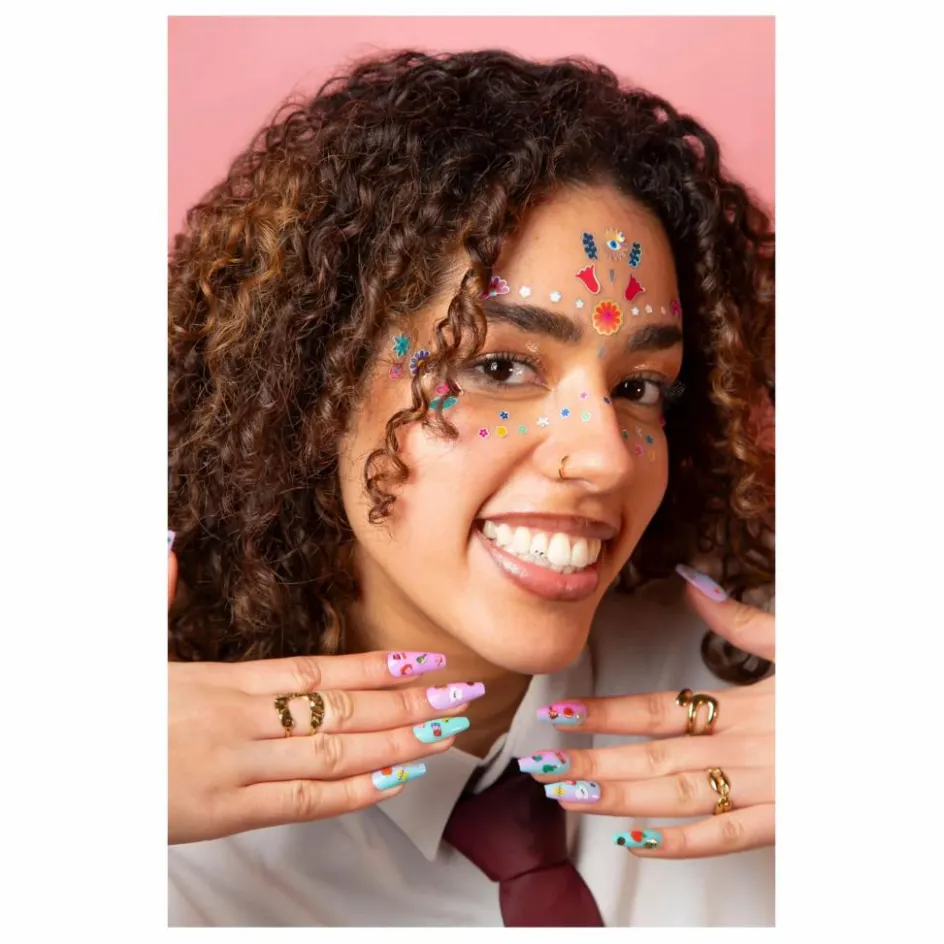 Online Stickers pour visage Flower Enfant Soins Du Corps|Soins Du Corps