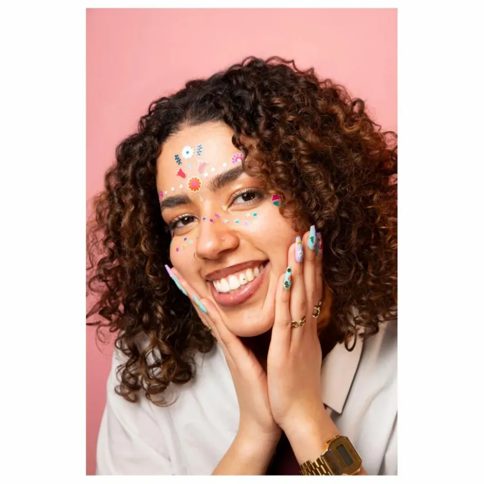 Online Stickers pour visage Flower Enfant Soins Du Corps|Soins Du Corps