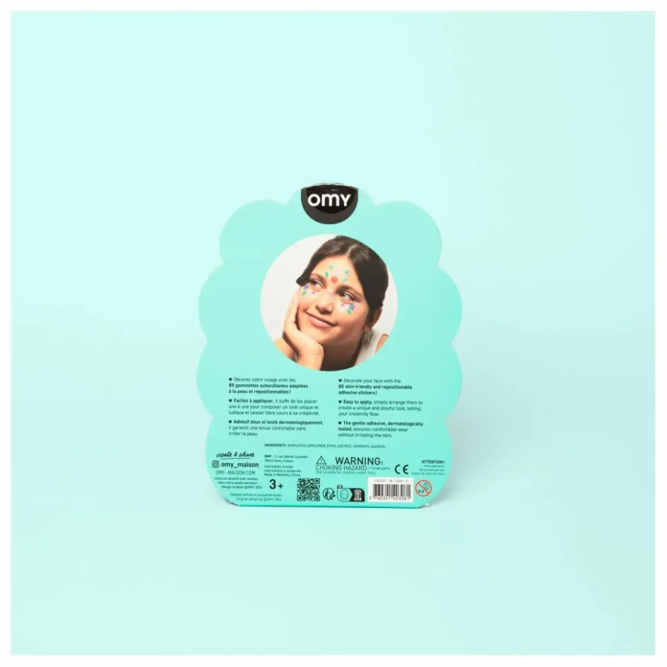 Online Stickers pour visage Flower Enfant Soins Du Corps|Soins Du Corps