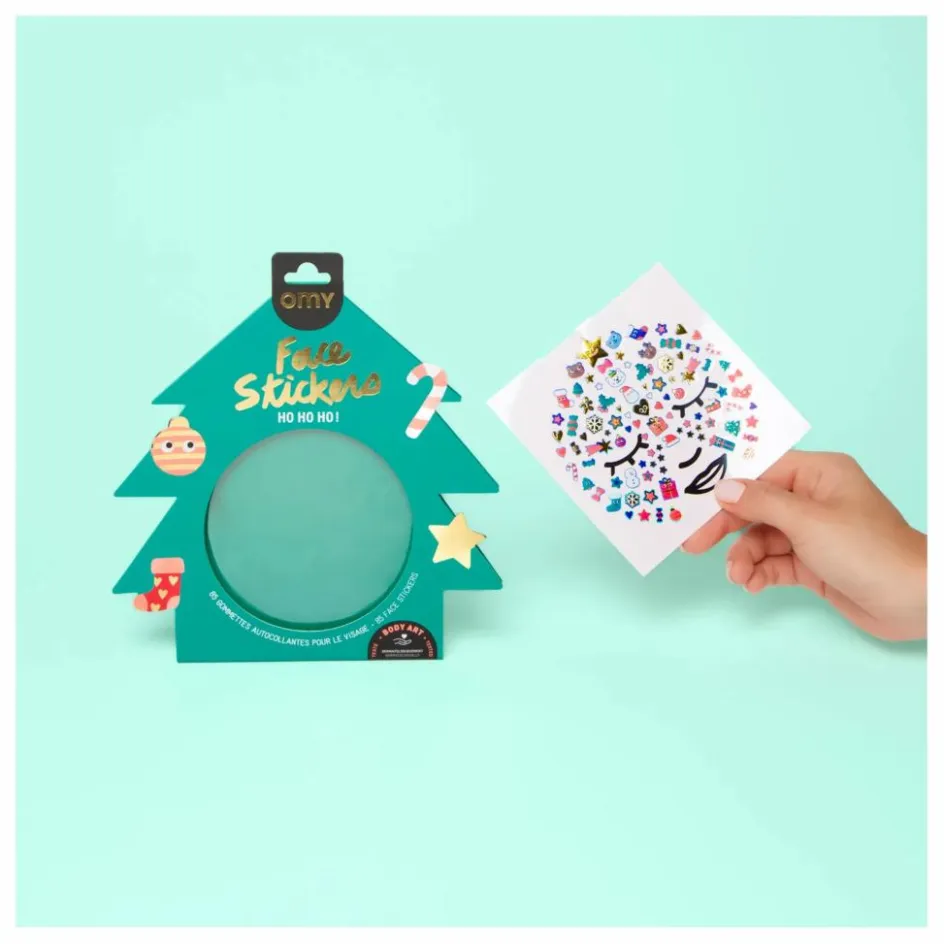 New Omy Stickers pour visage Magic Tree Multicolore