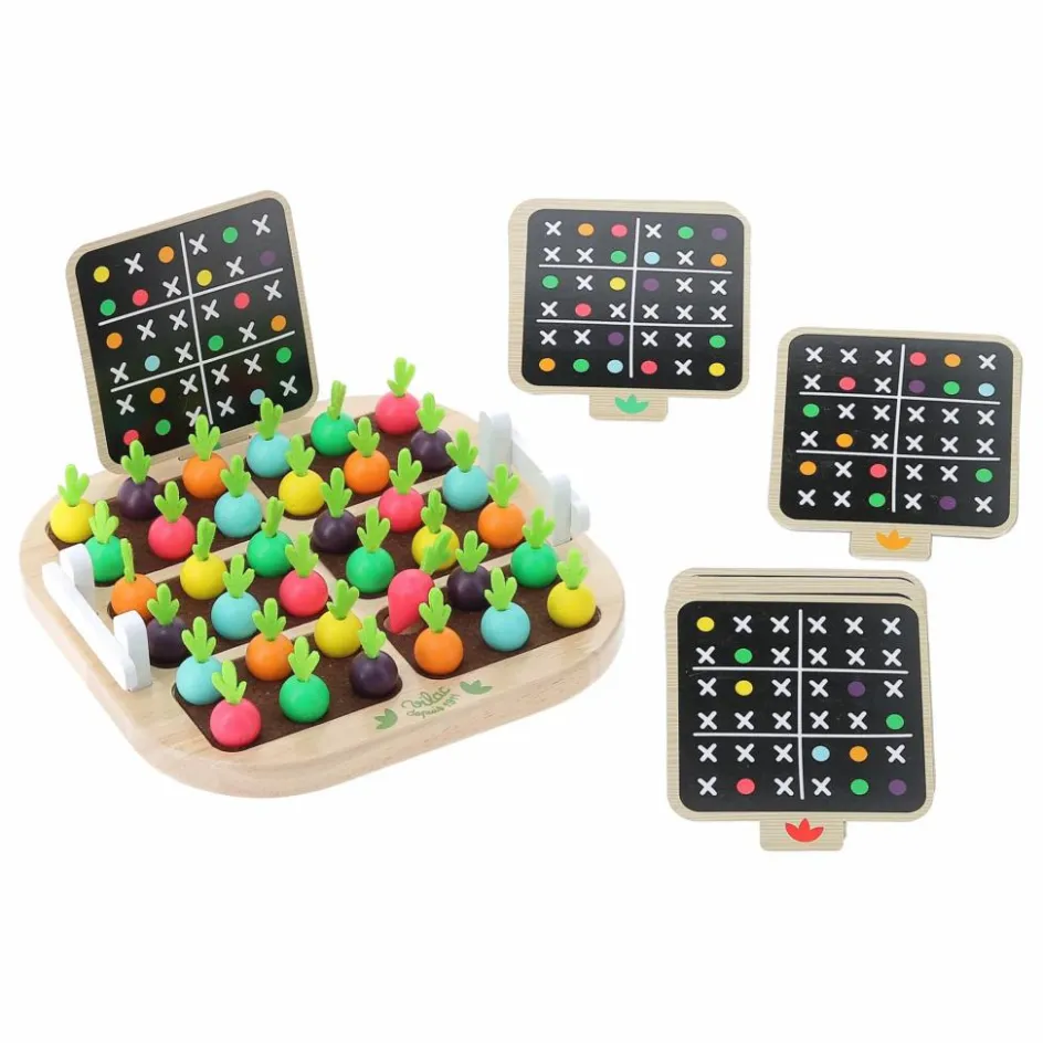 Vilac Sudoku des légumes| Jeux De Société|Jeux Éducatifs