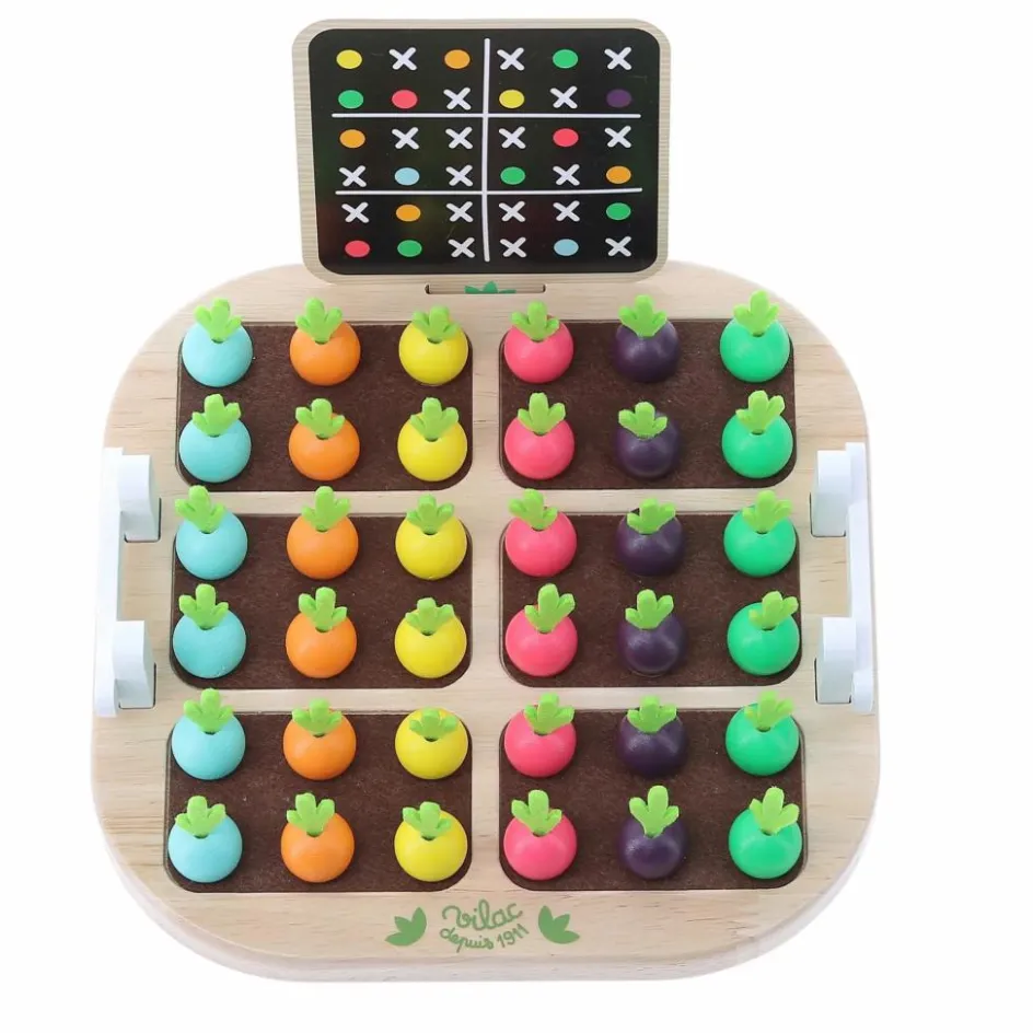 Vilac Sudoku des légumes| Jeux De Société|Jeux Éducatifs