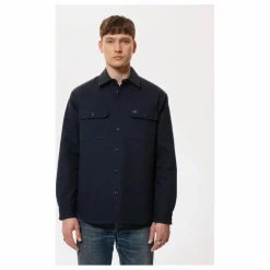 Online Nudie Jeans Surchemise Glenn Padded | Bleu foncé
