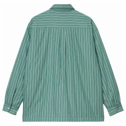 Carhartt WIP Sur-Chemise Grimsby Rayée Popeline de Coton ||Homme T-Shirts, Chemises|T-Shirts, Chemises