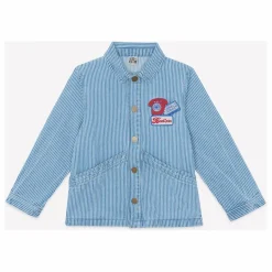 Online Bonton Surchemise Nineties Rayée | Bleu