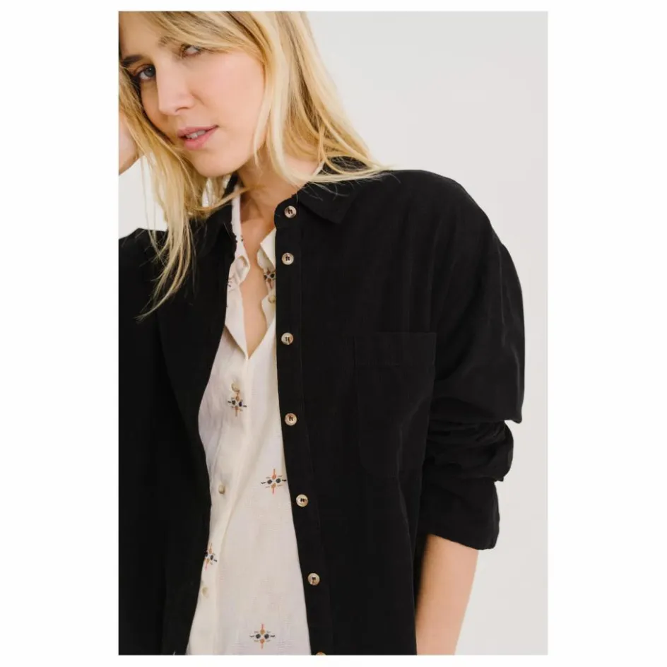 New Sacrécoeur Sur-Chemise Rupine Velours Mielleraies | Noir