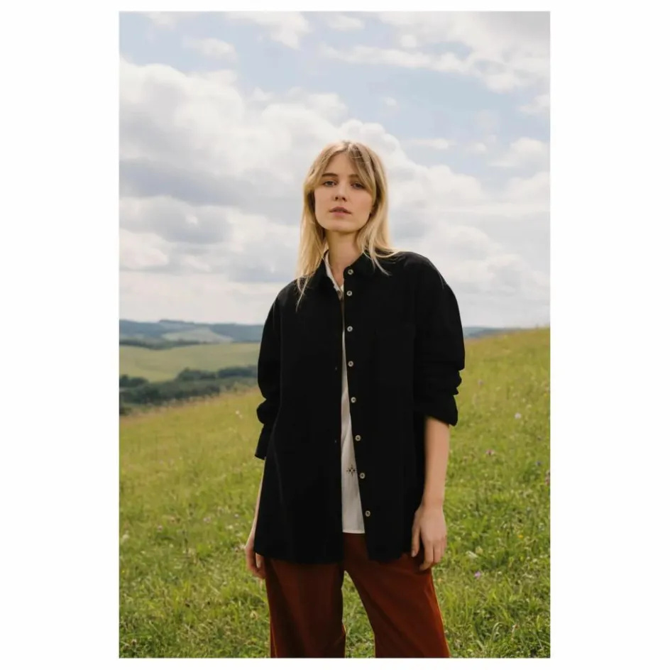 New Sacrécoeur Sur-Chemise Rupine Velours Mielleraies | Noir