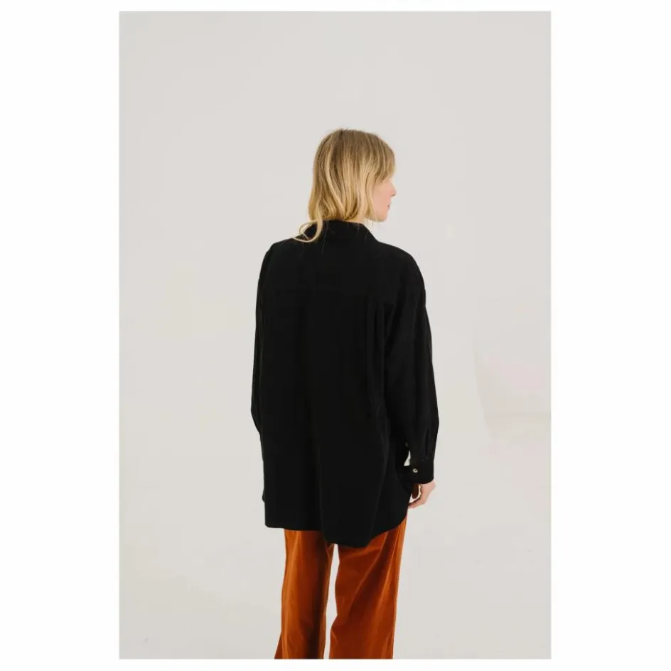 New Sacrécoeur Sur-Chemise Rupine Velours Mielleraies | Noir