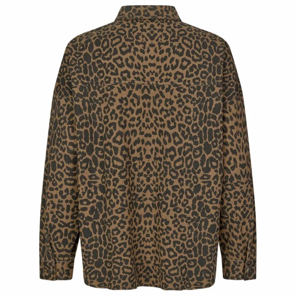 Lollys Laundry Sur-Chemise Veida Léopard ||Femme Blouses, Chemises