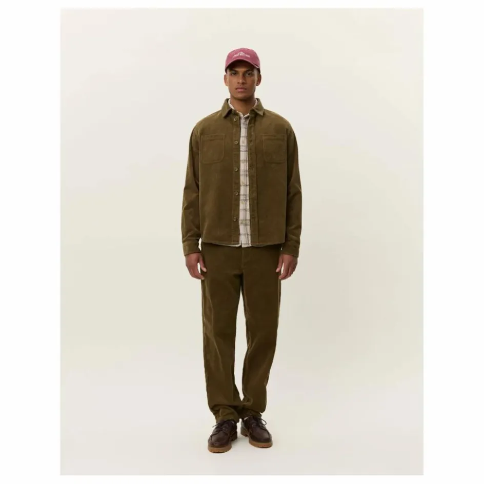 New Les Deux Surchemise Velours Côtelé Cody | Olive
