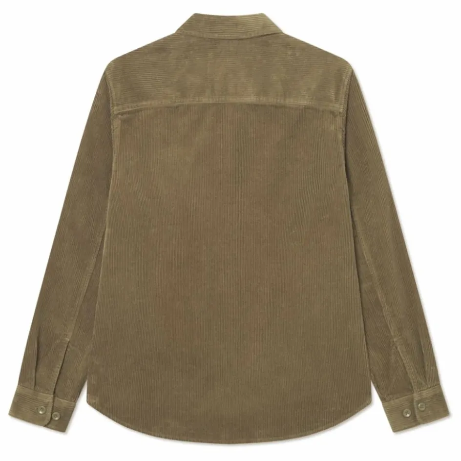 New Les Deux Surchemise Velours Côtelé Cody | Olive