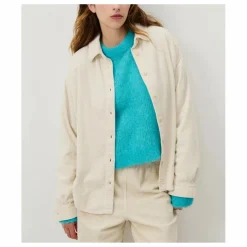American Vintage Sur-Chemise Velours Côtelé Padow ||Femme Blouses, Chemises