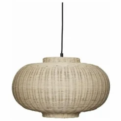 Hübsch Luminaires*Suspension Elipse en rotin