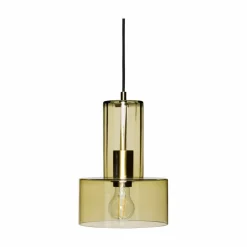 Hübsch Suspension en verre Ripple || Luminaires