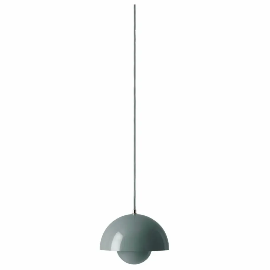 New & Tradition Suspension Flowerpot VP1 - Vener Panton | Bleu Acier